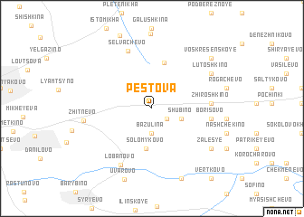 map of Pestova