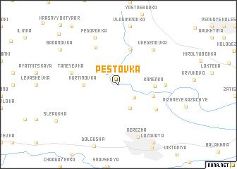 map of Pestovka