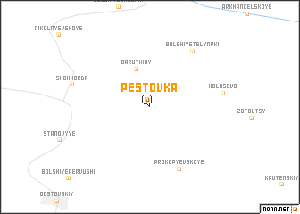 map of Pestovka