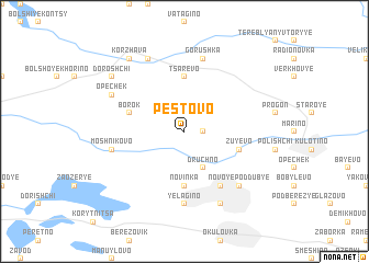 map of Pestovo