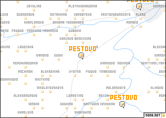 map of Pestovo