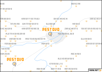 map of Pestovo