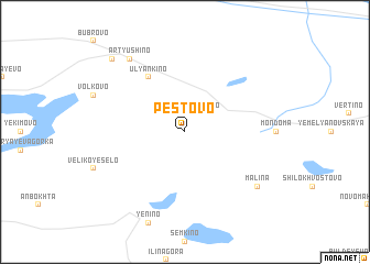 map of Pestovo