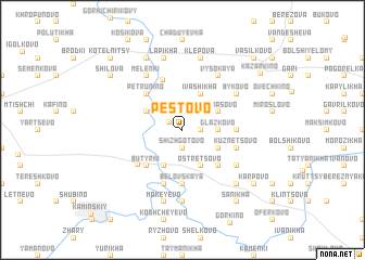 map of Pestovo