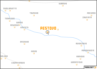 map of Pestovo