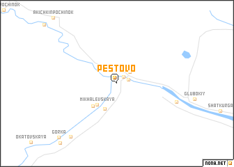 map of Pestovo