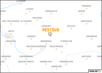 map of Pestovo