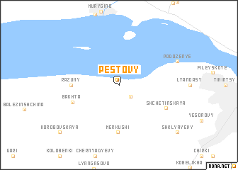 map of Pestovy