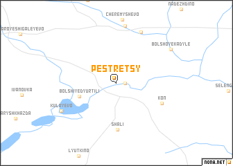 map of Pestretsy