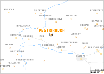 map of Pestrikovka