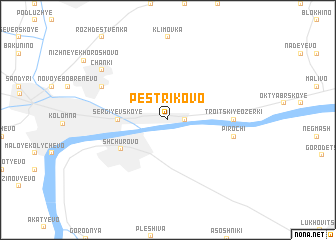 map of Pestrikovo