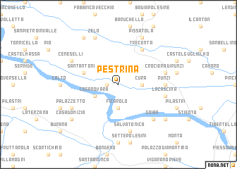 map of Pestrina