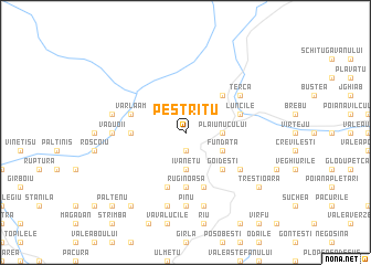 map of Pestriţu