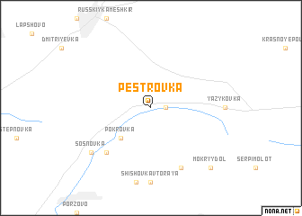 map of Pestrovka