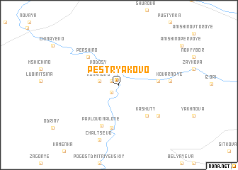 map of Pestryakovo