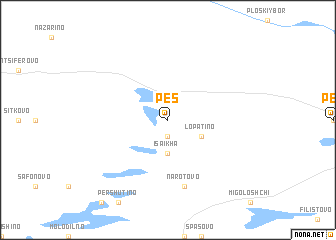 map of Pes\