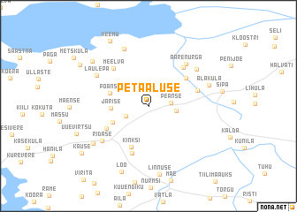 map of Petaaluse