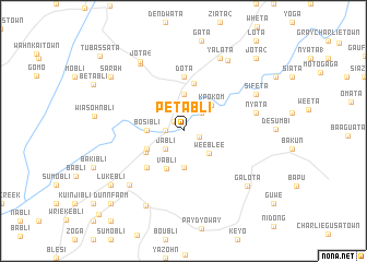 map of Petabli