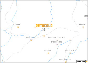 map of Petacala
