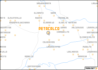 map of Petacalco