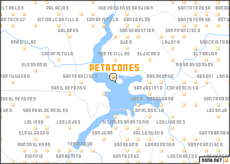 map of Petacones