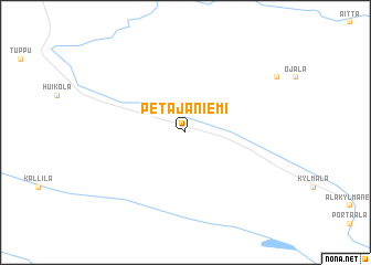 map of Petäjäniemi