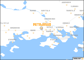 map of Petäjäsuo