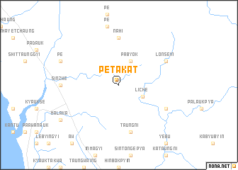 map of Petakat