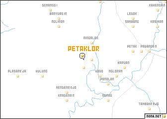 map of Petak-lor