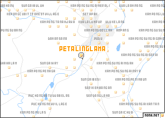 map of Petaling Lama