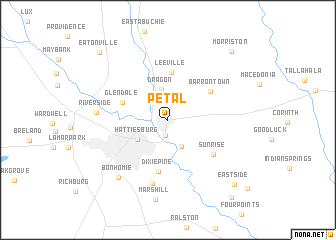 map of Petal