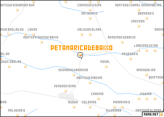 map of Petamariça de Baixo