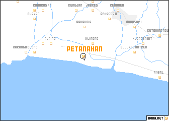 map of Petanahan