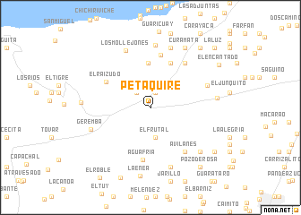 map of Petaquire