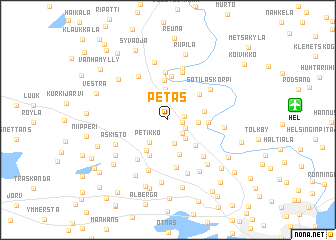map of Petas