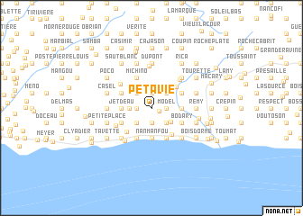 map of Pétavie