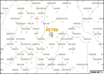 map of Petaw