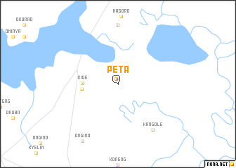 map of Peta