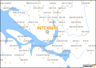 map of Petchaung