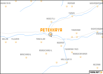 map of Petekkaya