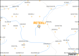 map of Petekli