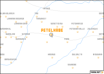 map of Pétèl Habè