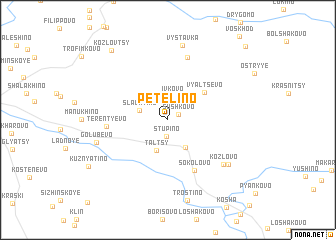 map of Petelino