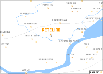 map of Petelino