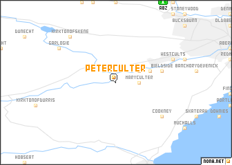 map of Peterculter