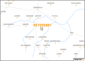 map of Pétérébay