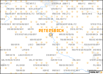 map of Petersbach