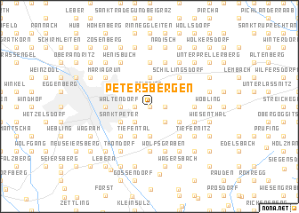 map of Petersbergen