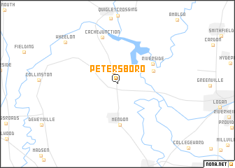 map of Petersboro