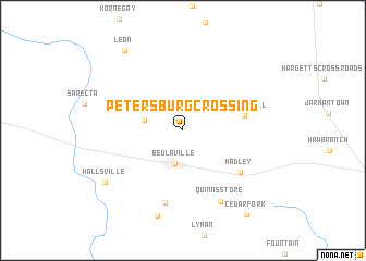 map of Petersburg Crossing